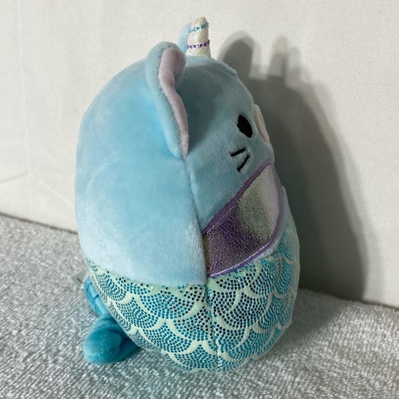 Kellytoy Original Squishmallows Blue Svetlana Mermaid Unicorn Plush - Picture 8 of 14